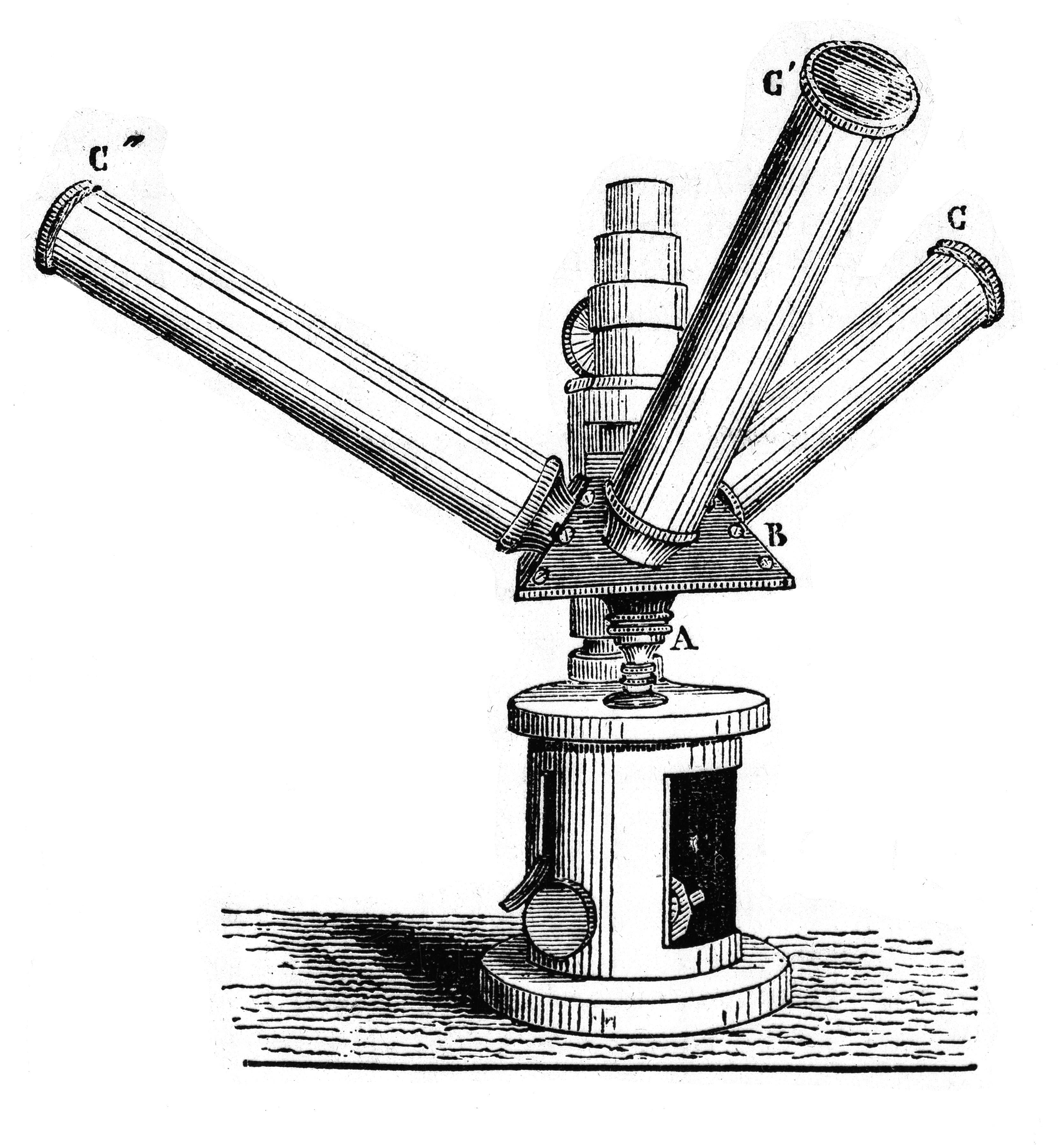 Тройной микроскоп Наше